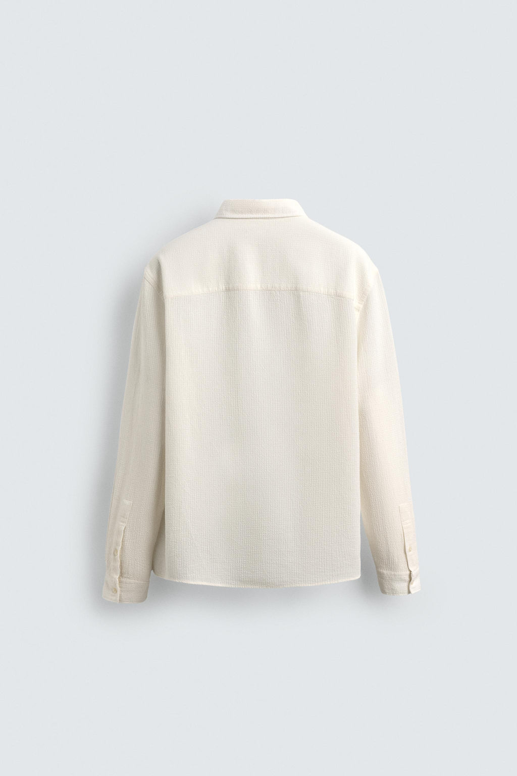 TEXTURED CHECK SHIRT - Zara фото 7