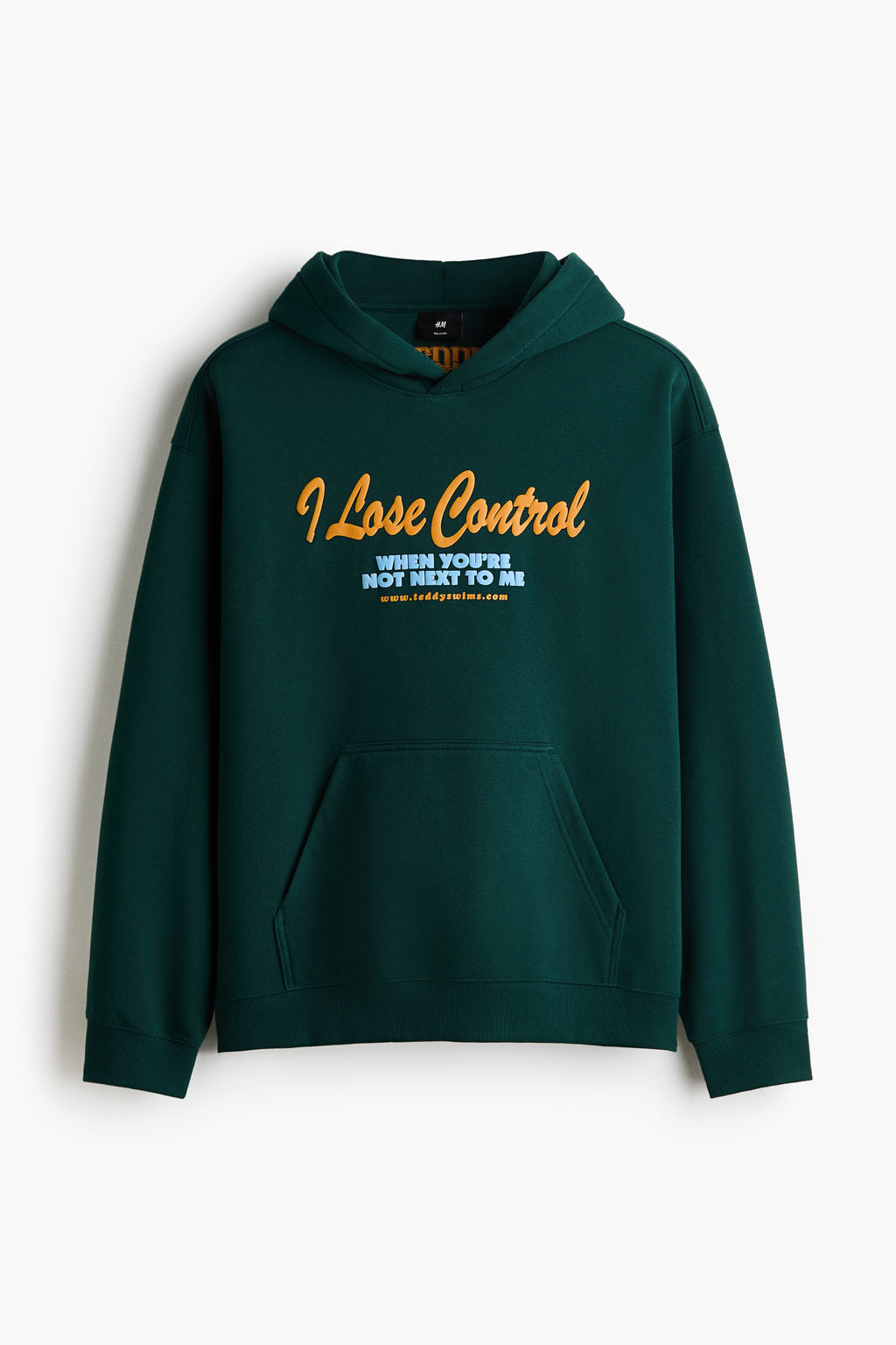 Sudadera estampada con capucha Loose Fit - H&m фото 5