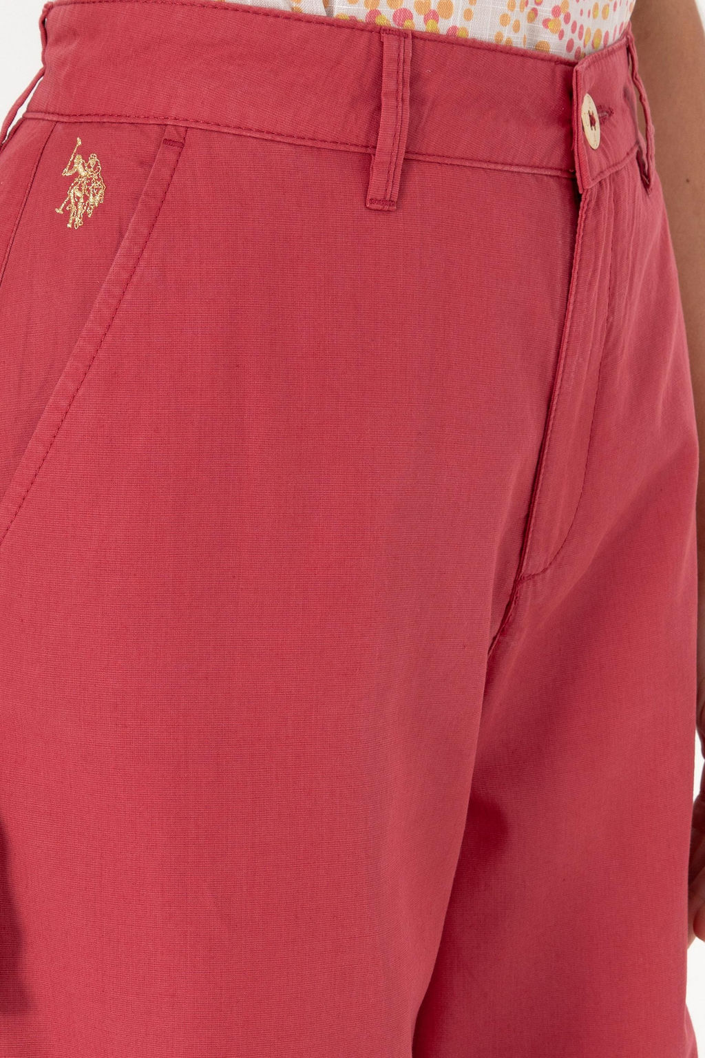 Kad_n Vi_ne Kanvas Loose Fit Pantolon