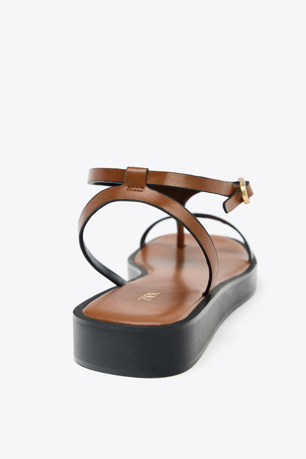 STRAPPY PLATFORM SANDALS - Zara фото 10
