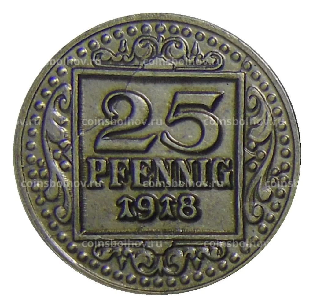 25 пфеннигов 1918 года Германия  Нотгельд Мюнстер