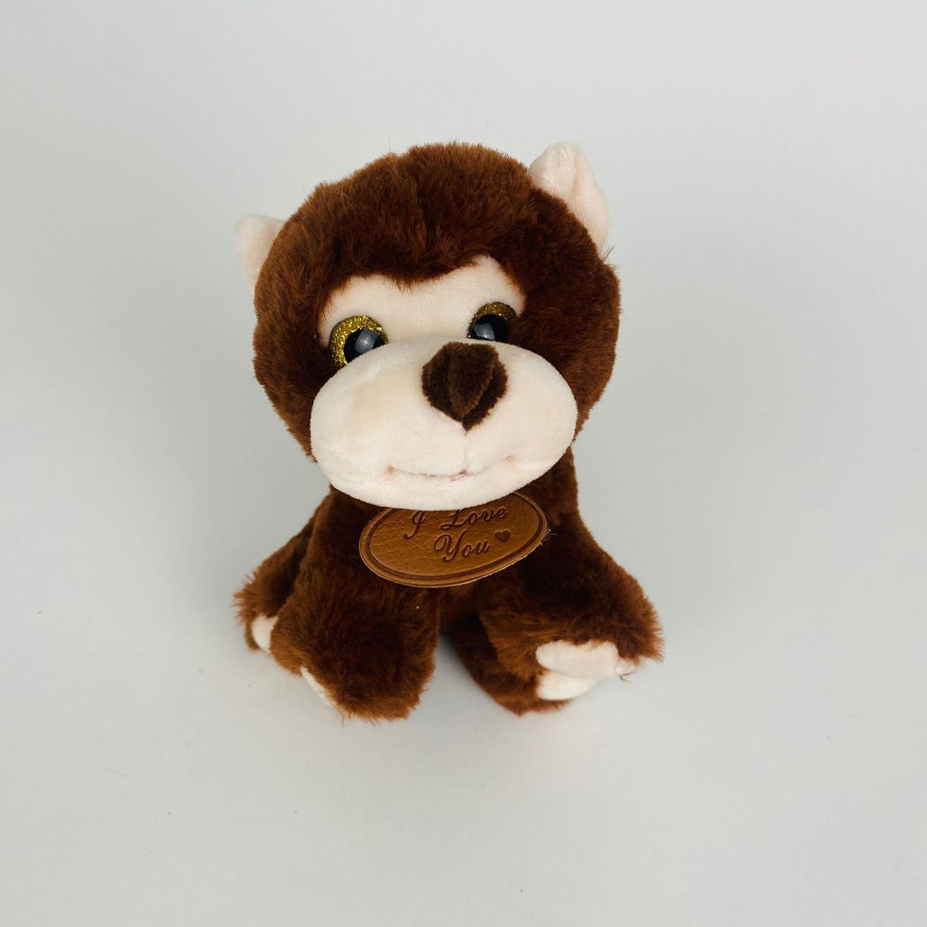 Мягкая игрушка Обезьянка с подвеской I love you 15 см в ассортименте - Storyland фото 7