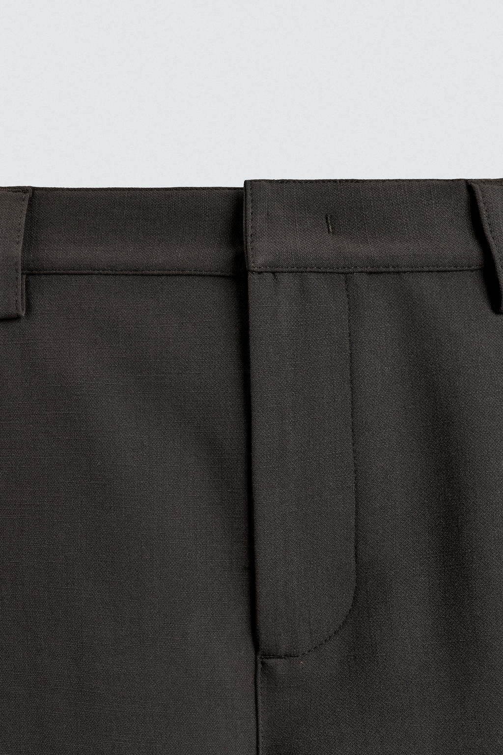 BERMUDA RELAXED FIT PLIEGUES LATERALES / Chocolate - Zara фото 9