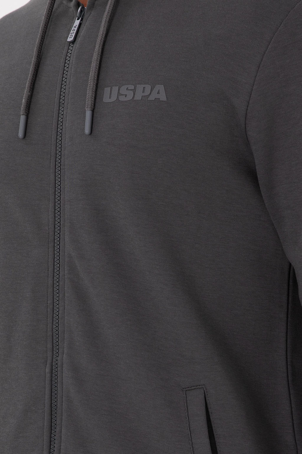 Мужской вязаный кардиган антрацитового цвета Неожиданная скидка в корзине - U.s. polo assn фото 7