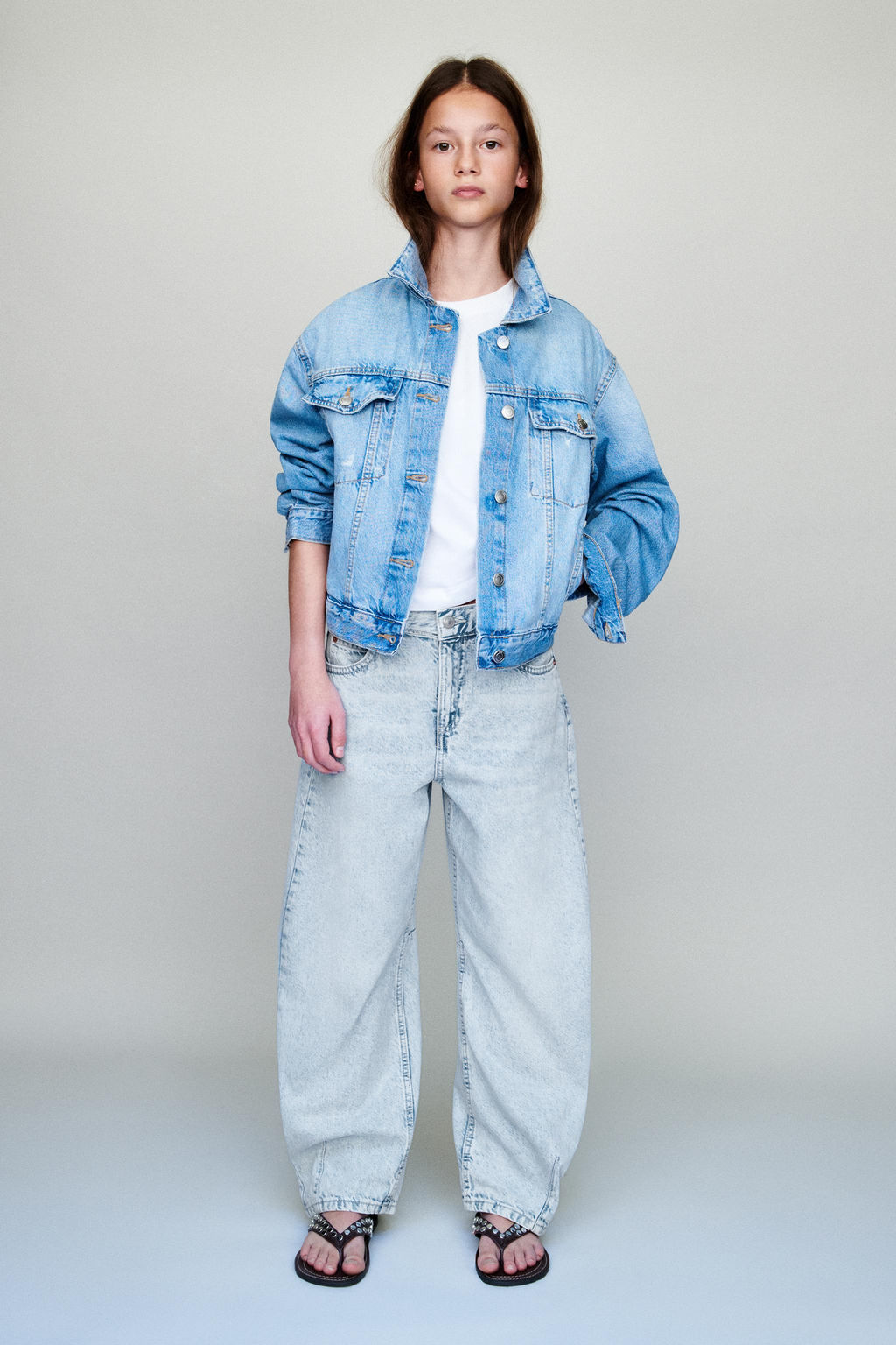 JEANS BARREL / Azul claro - Zara фото 5