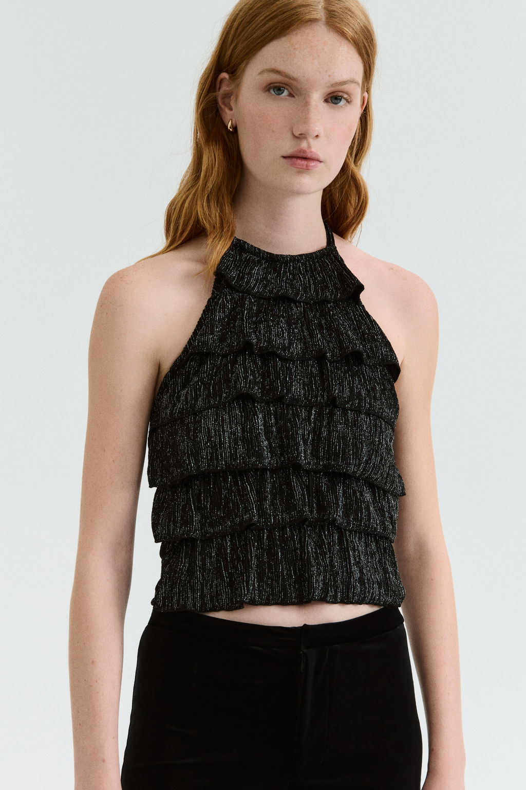 Top halter escalonado - H&m фото 2