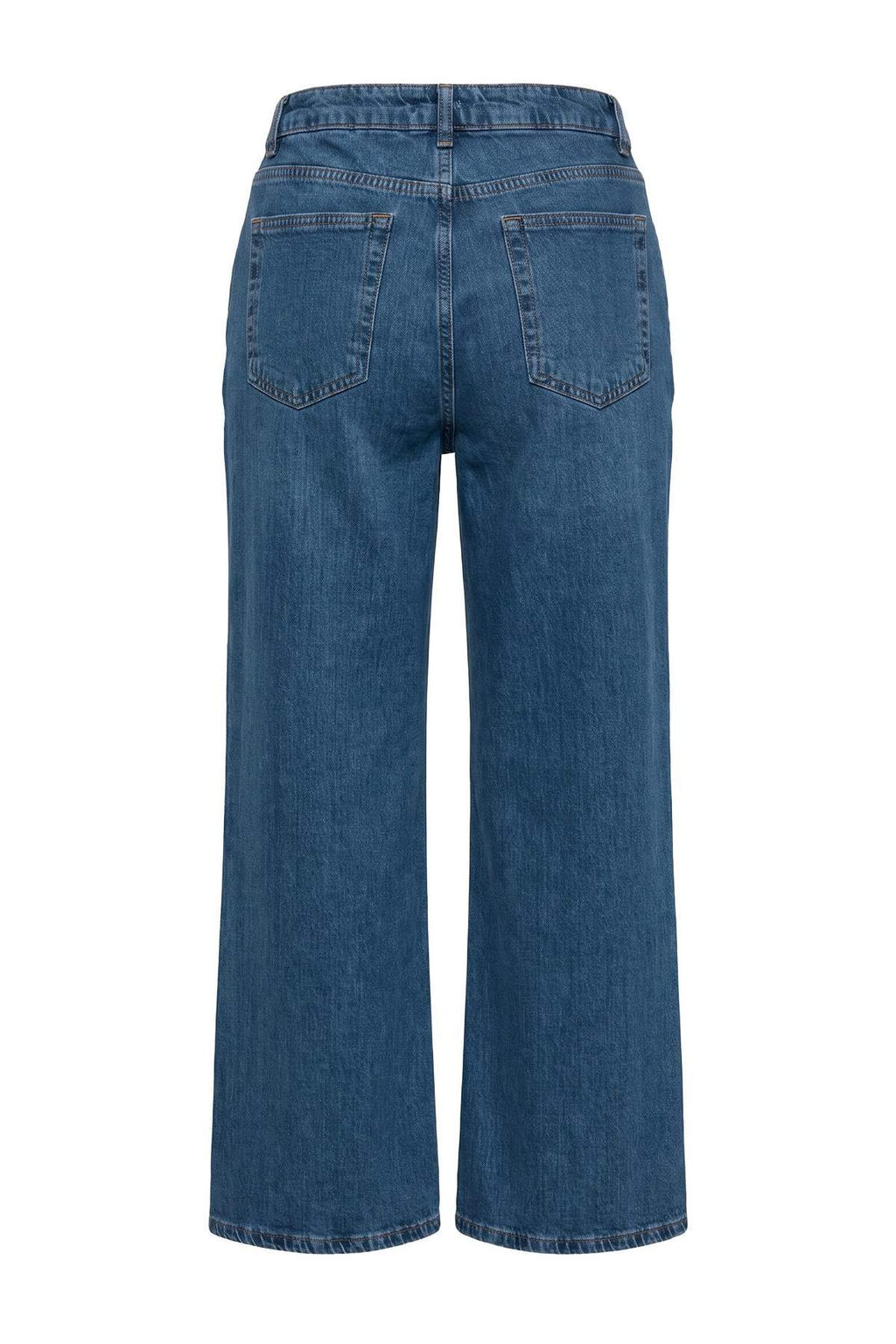 Mavi Az Esnek Y_ksek Bel Bilek Boy Culotte Jeans TWOAW27JE00103 - Trendyolmilla фото 3