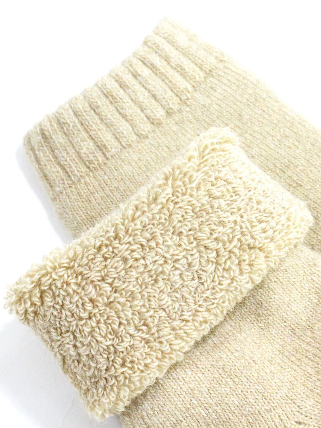 Носки р.35-40 Шерстяные Бежевые - Krumpy фото 3