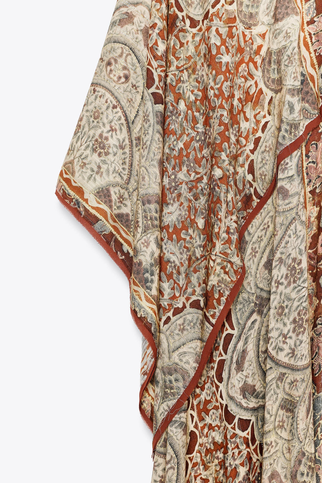 ZW COLLECTION PAISLEY KAFTAN DRESS - Zara фото 10