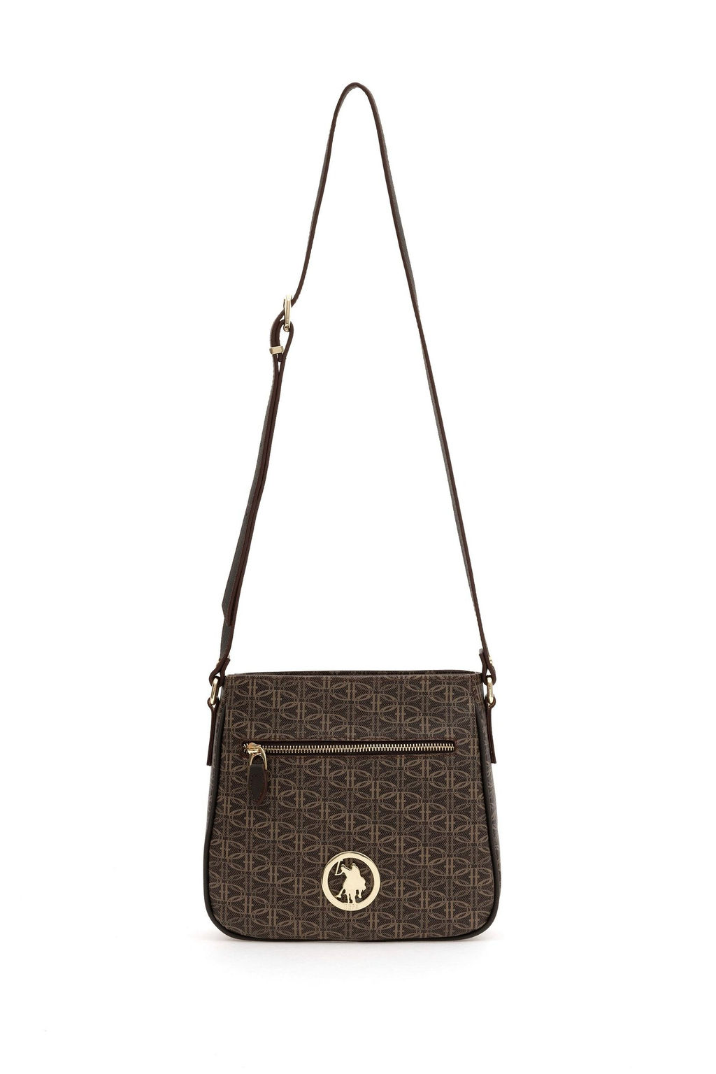 Женская коричневая сумка через плечо Неожиданная скидка в корзине - U.s. polo assn фото 6