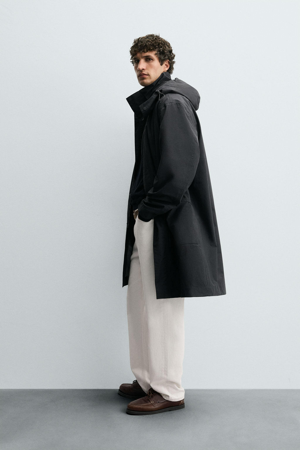 WATER-REPELLENT DETACHABLE TECHNICAL PARKA - Zara фото 4