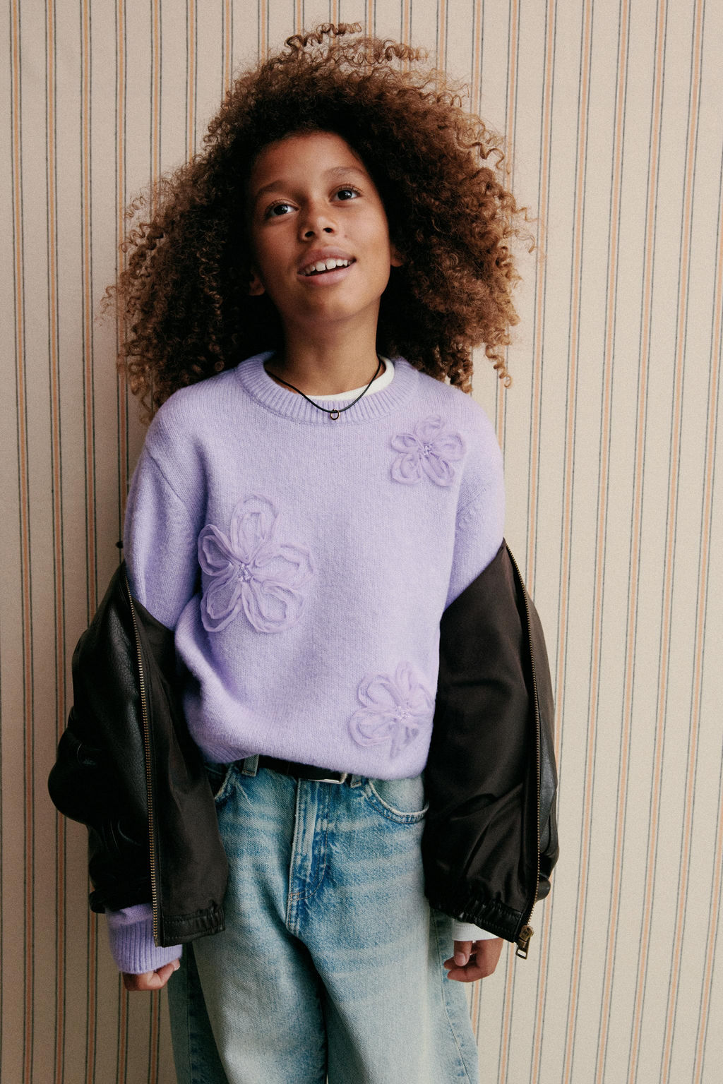 TULLE FLOWER KNIT SWEATER - Zara фото 5