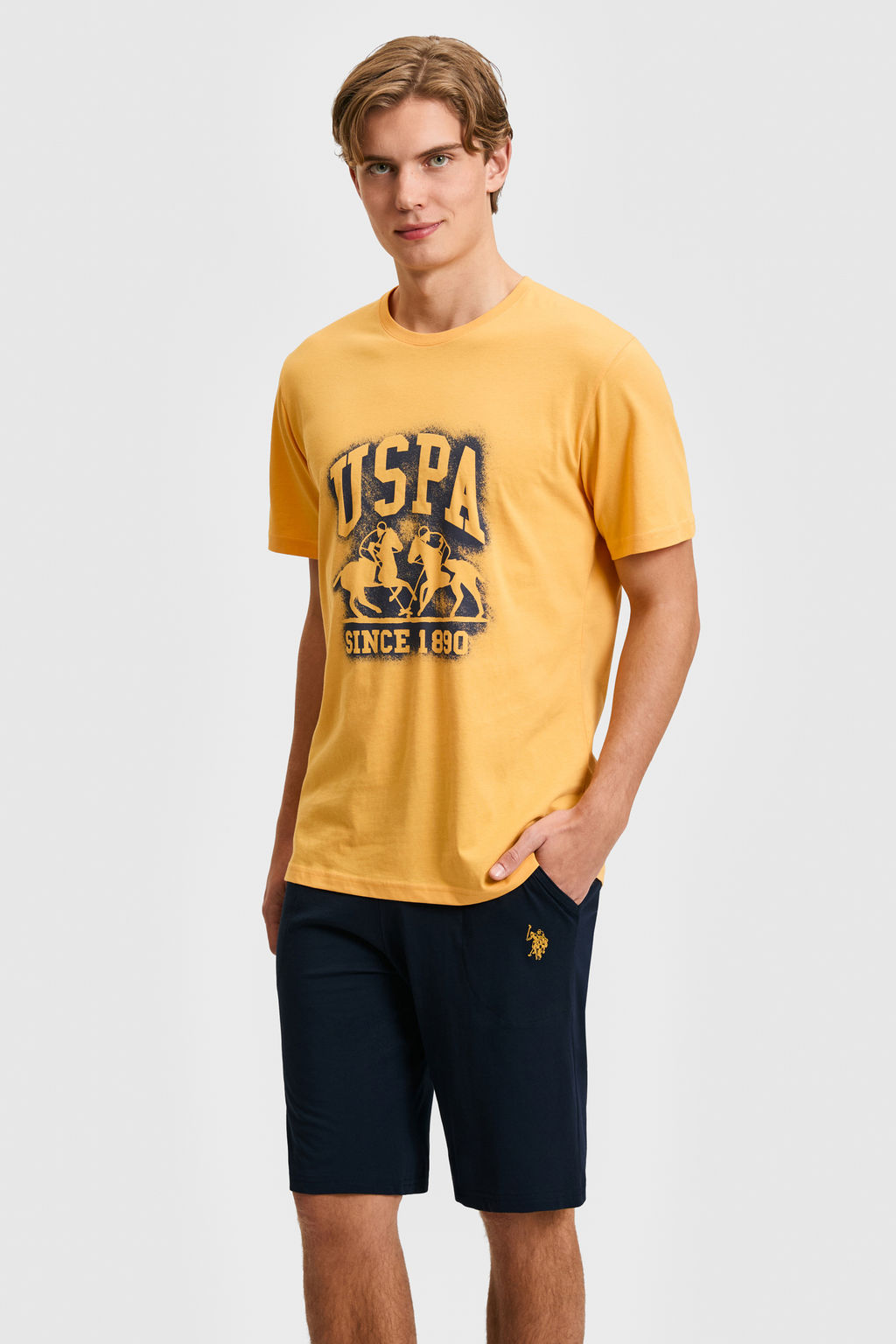 Erkek Turuncu Pijama Tak_m_ - U.s. polo assn фото 2