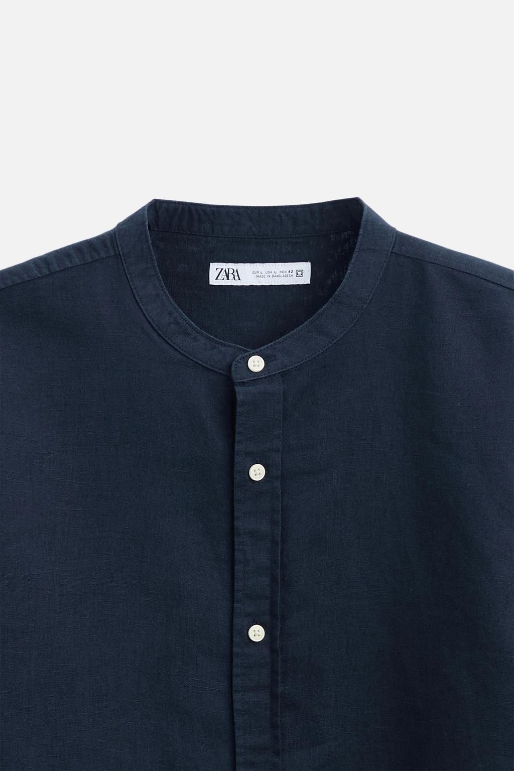 PAMUKLU KETEN GOMLEK - Zara фото 19