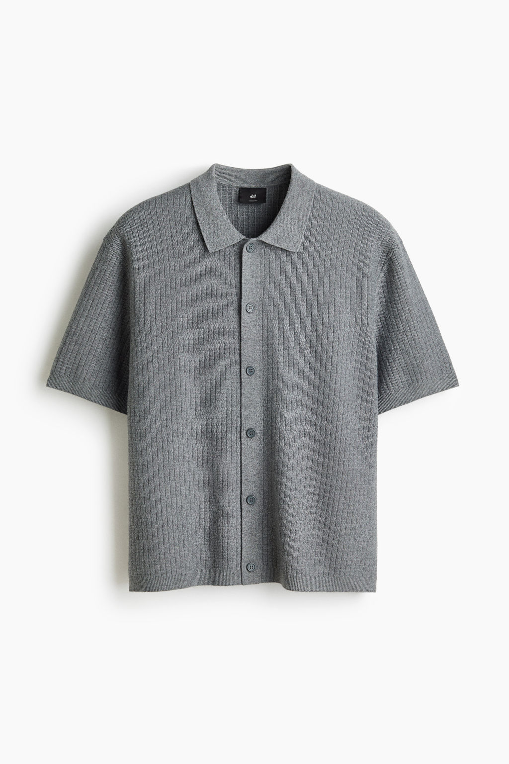 Camisa en punto texturizado Regular Fit - H&m фото 2