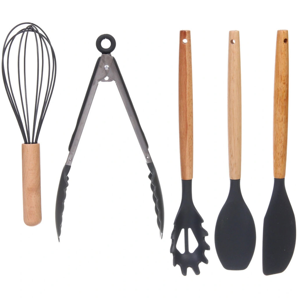 Набор кухонных принадлежностей 12шт "Felicita" серый