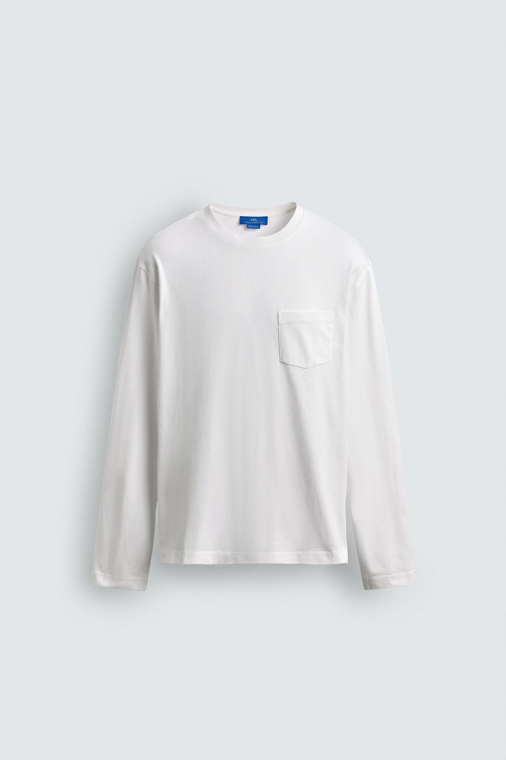 LONG SLEEVE T-SHIRT WITH POCKET AARON LEVINE X ZARA  фото 17