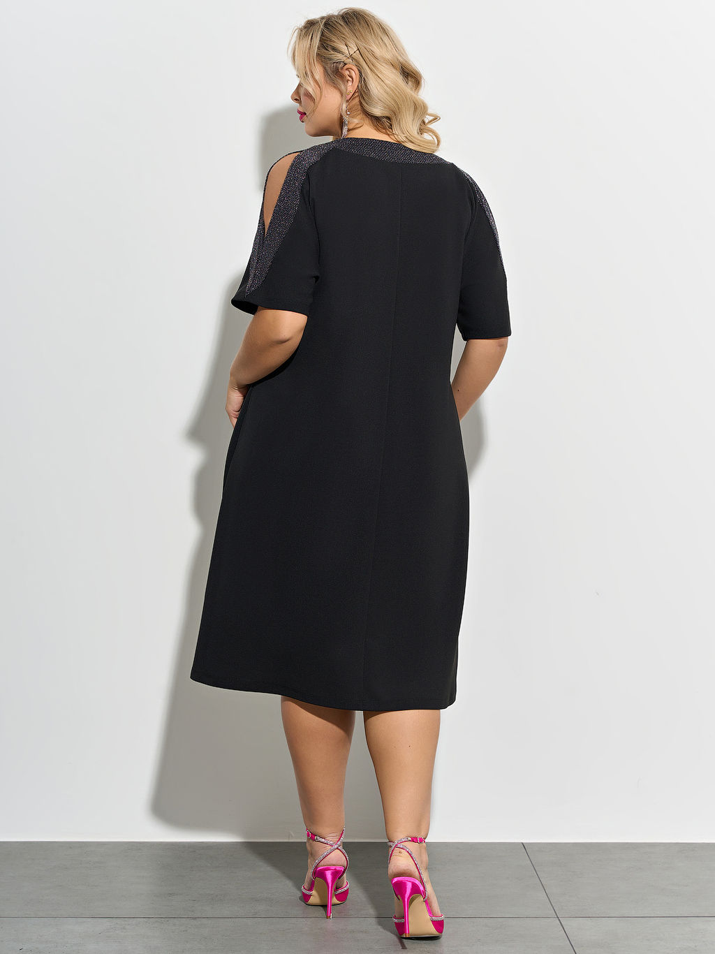 Платье 0282-1 чёрный - Dora фото 12