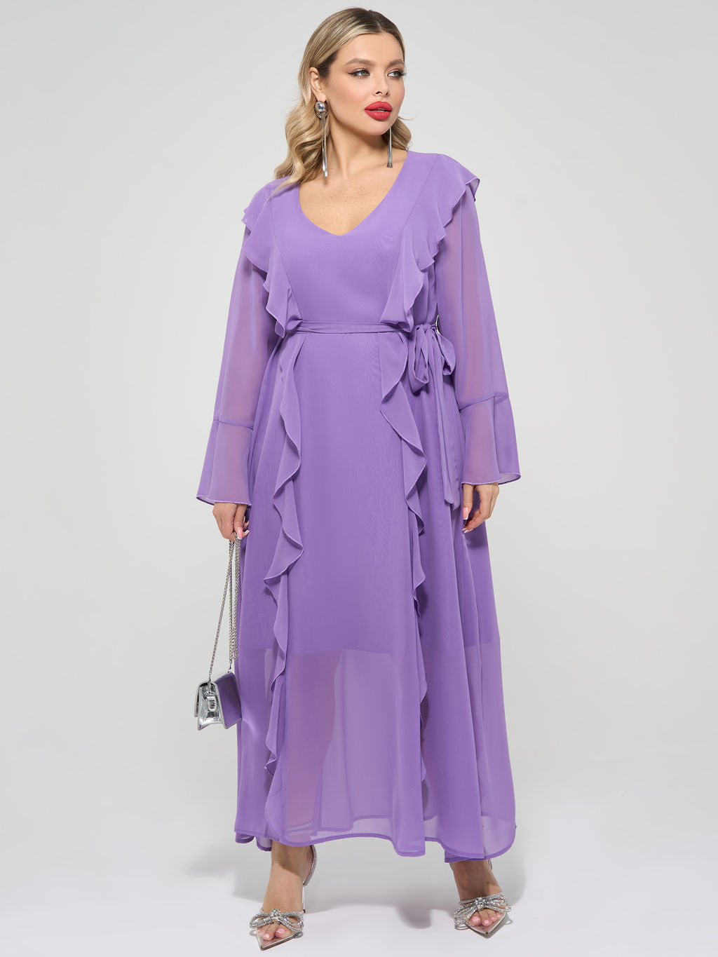 Платье 0372-1 бирюзовый - Dora фото 41