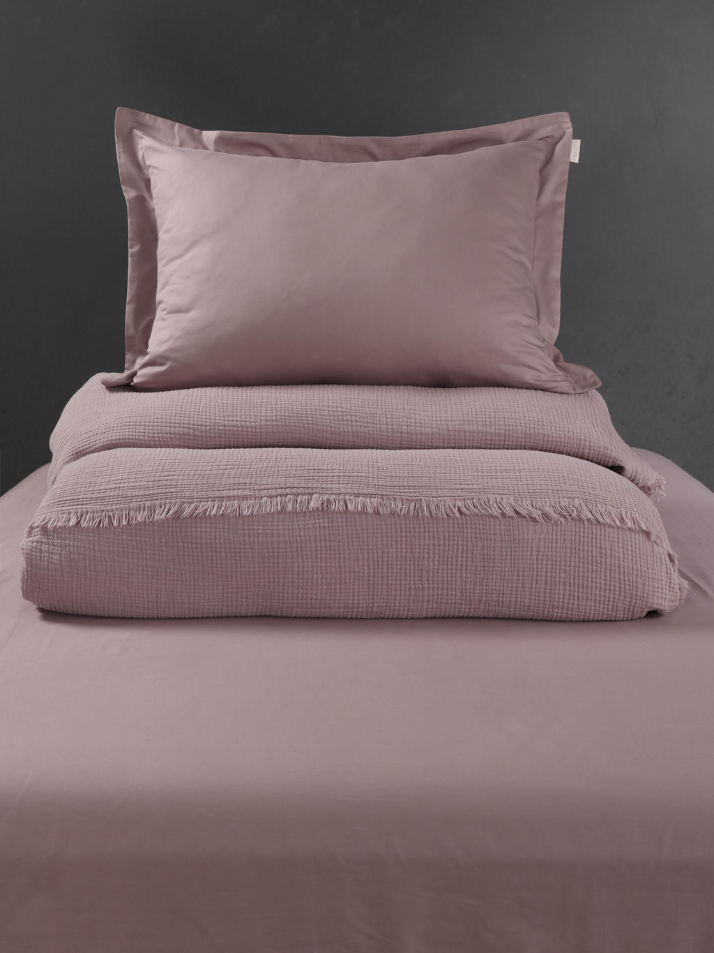 Stonewash Muslin (пыльная роза) комплект с покрывалом - Kazanov.a. фото 3