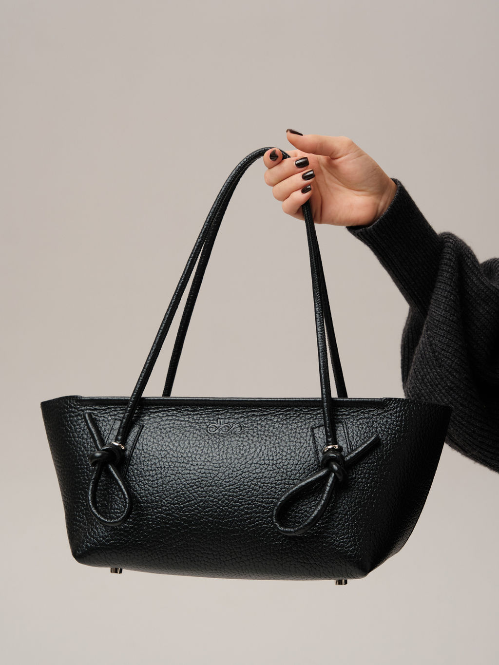 Кожаная сумка Linda DBR 31340 черный фото 2