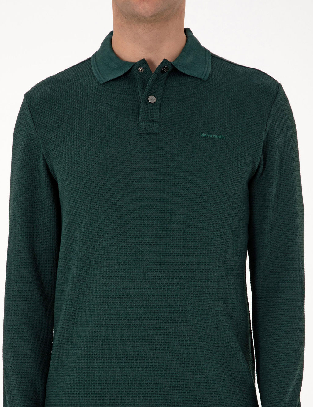 Koyu Ye_il Regular Fit Sweatshirt - Pierre cardin фото 6