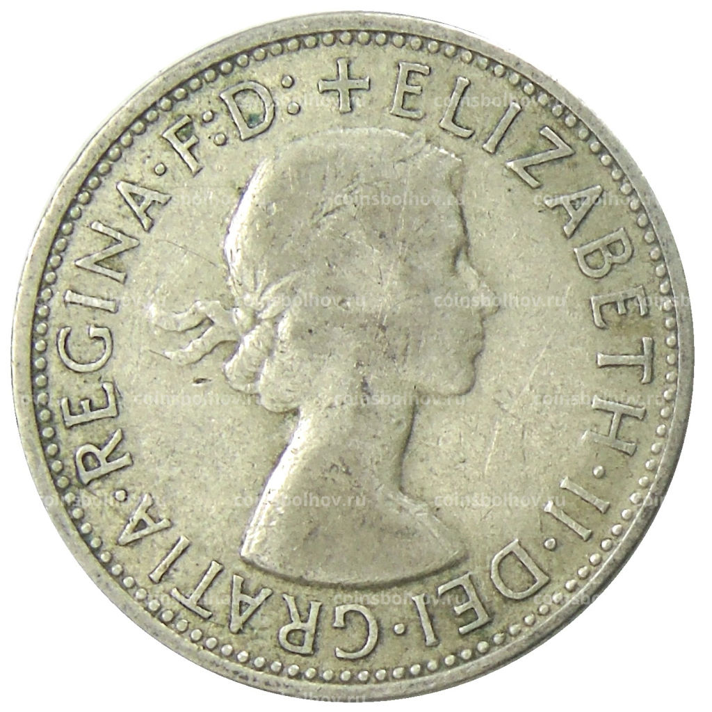 1 флорин (2 шиллинга) 1954 года Австралия  Королевский визит Елизаветы II