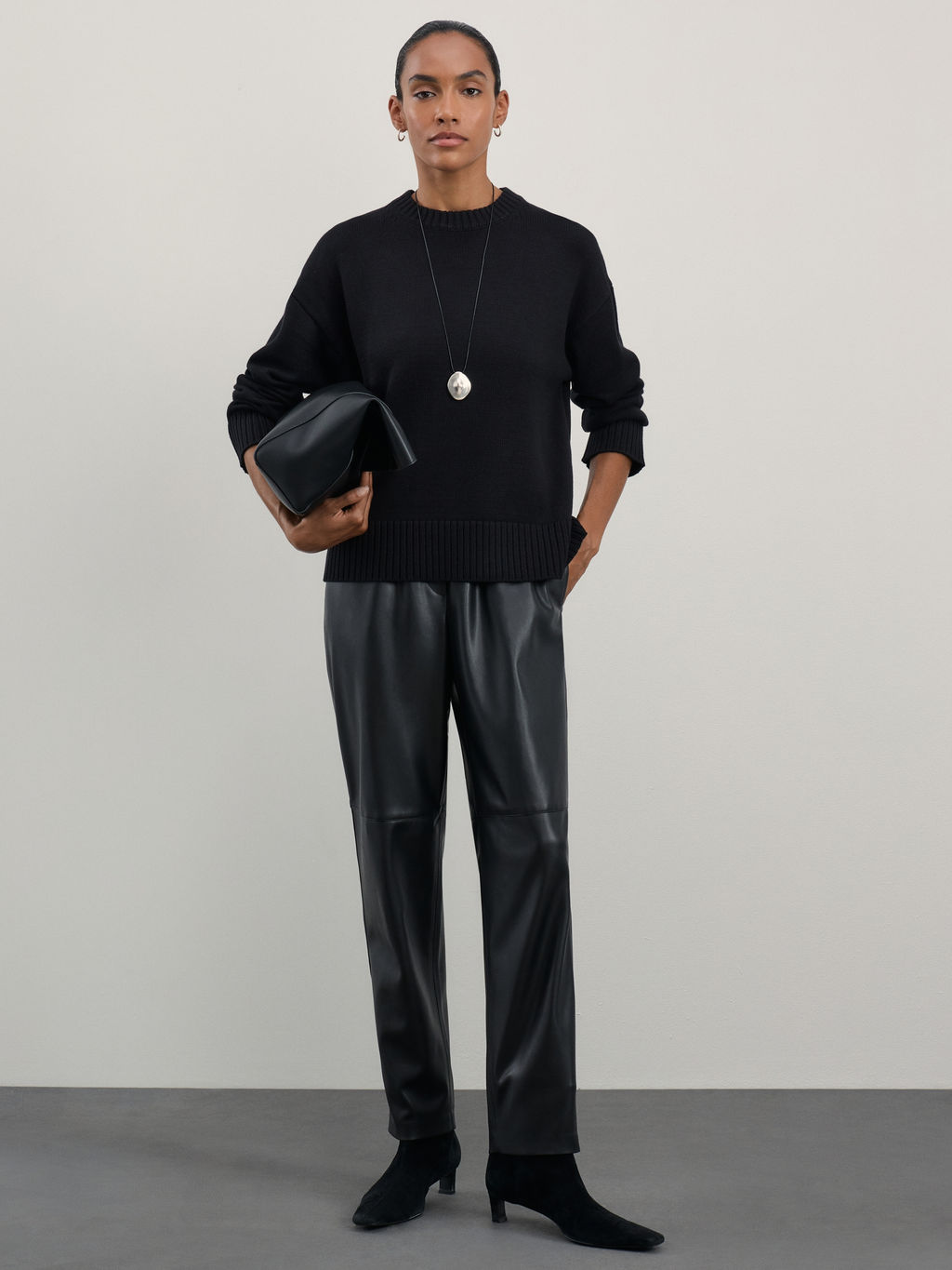 Базовый джемпер из хлопка / Zarina  фото 2