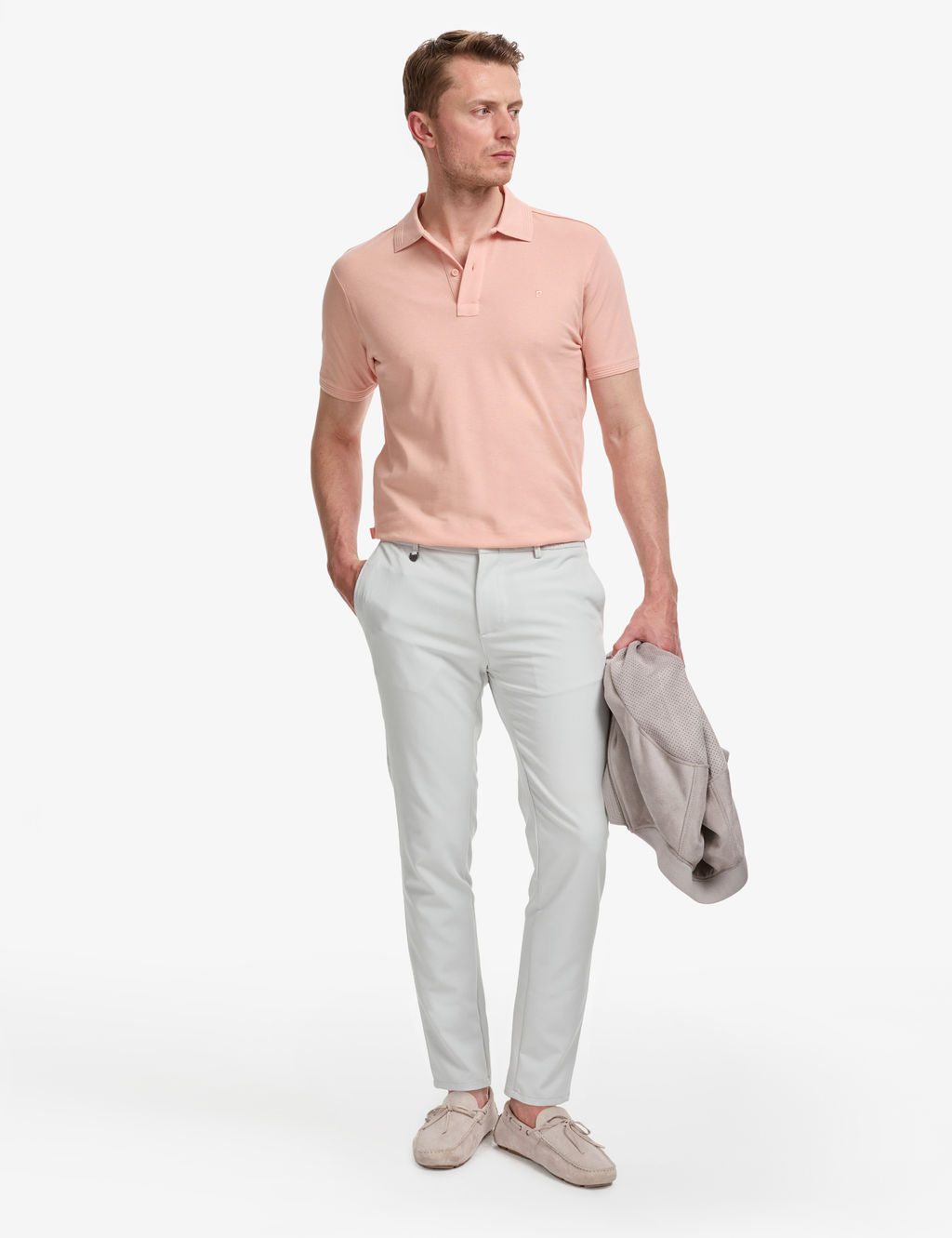 Somon Slim Fit %100 Pamuk D__meli Polo Yaka Basic Ti__rt