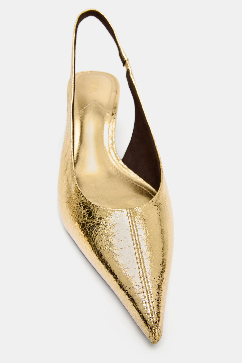 ZAPATO KITTEN METALIZADO / Oro - Zara фото 5