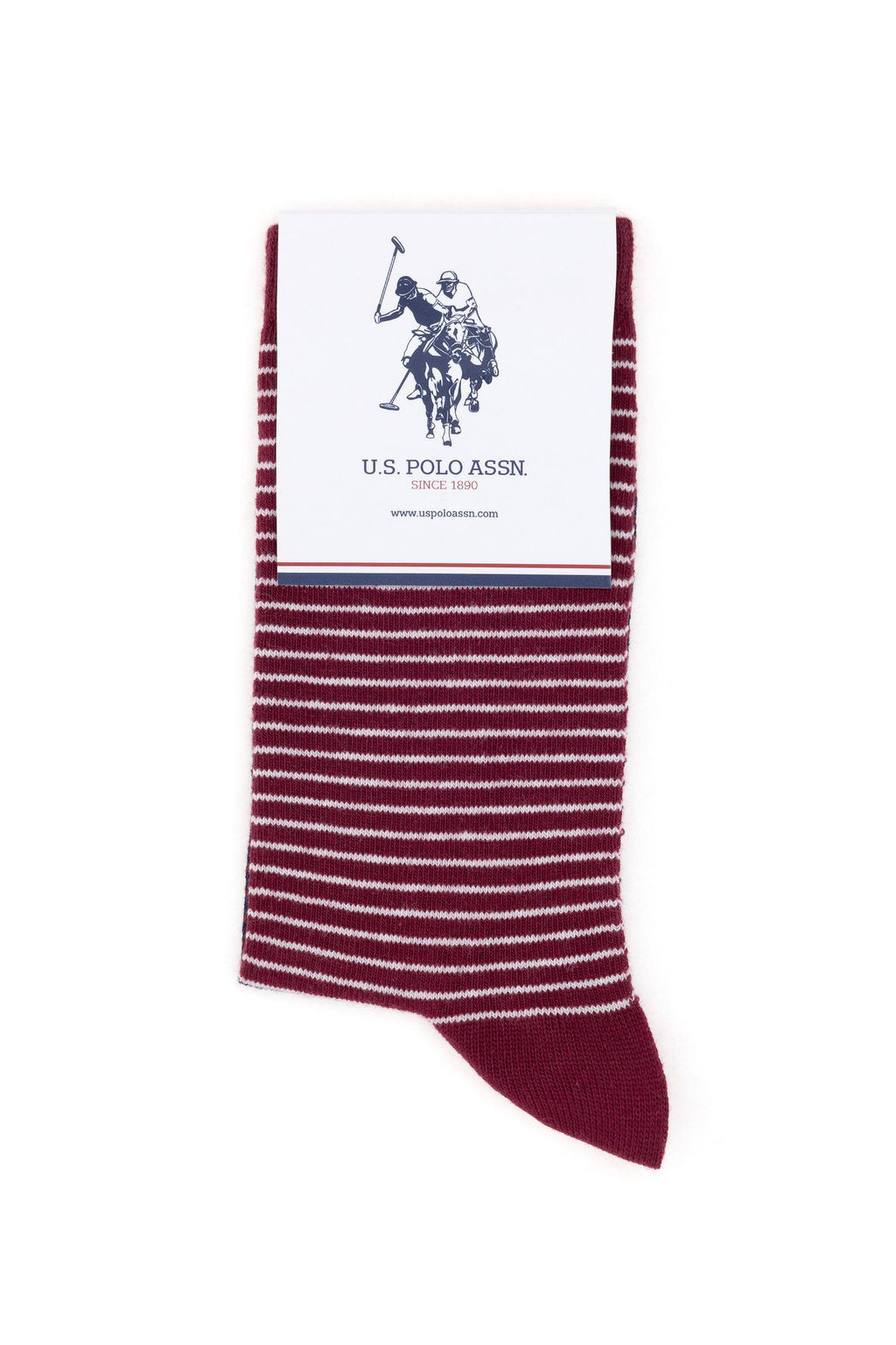 Женские носки бордового цвета Неожиданная скидка в корзине - U.s. polo assn фото 4