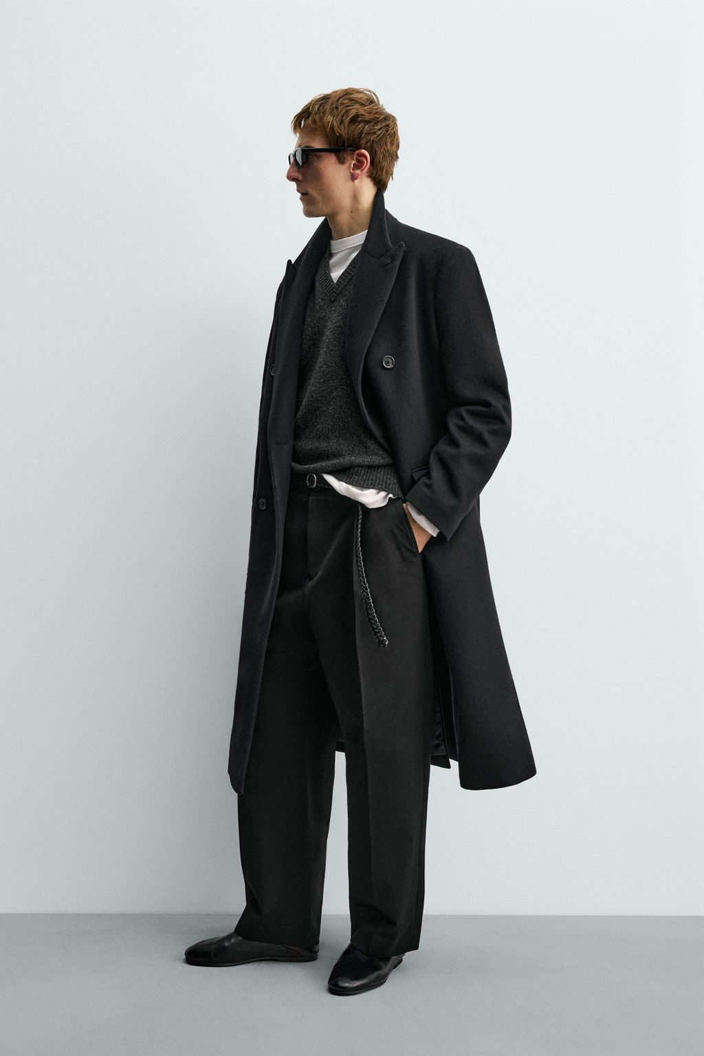 RELAXED FIT PLEATED TROUSERS AARON LEVINE X ZARA фото 4