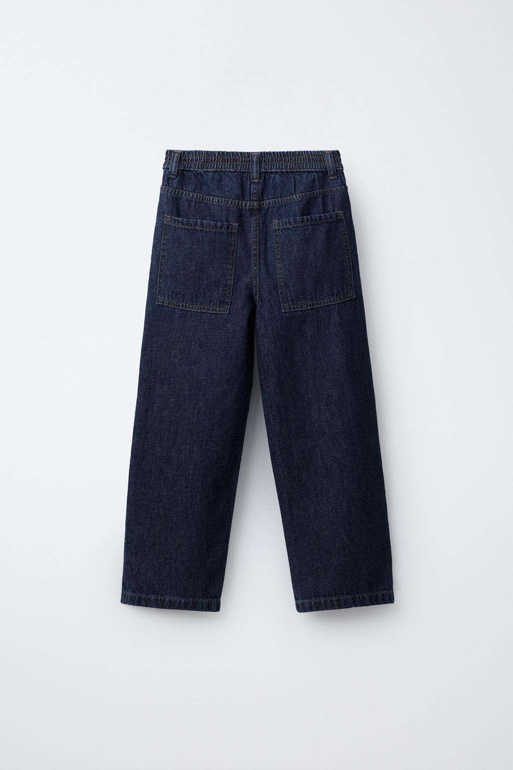 CONTRAST RELAXED BAGGY JEANS - Zara фото 2