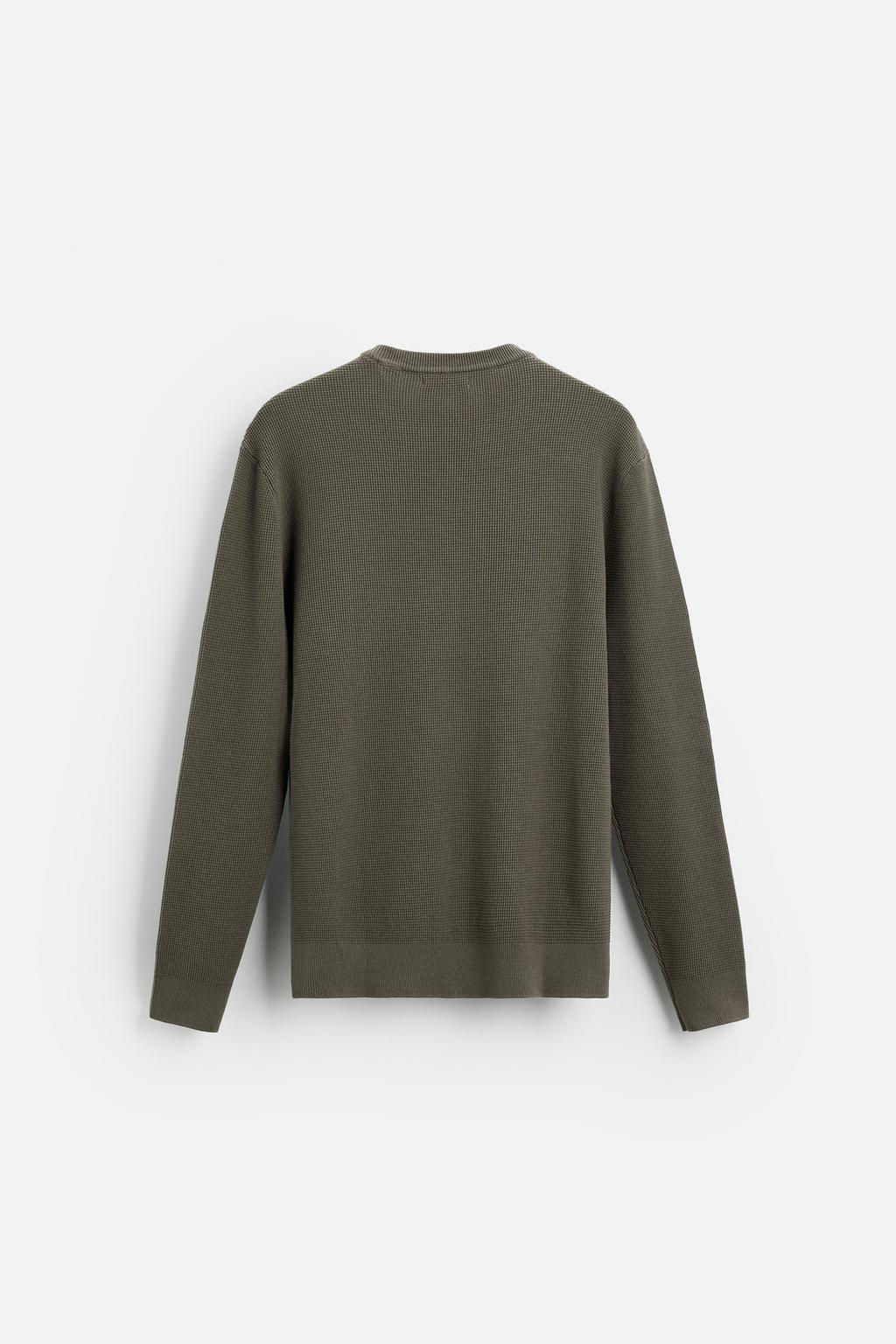 TEXTURED BASIC SWEATER - Zara фото 31