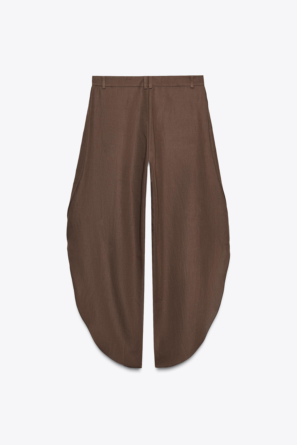 ZW COLLECTION WIDE-LEG TROUSERS WITH VENTS
