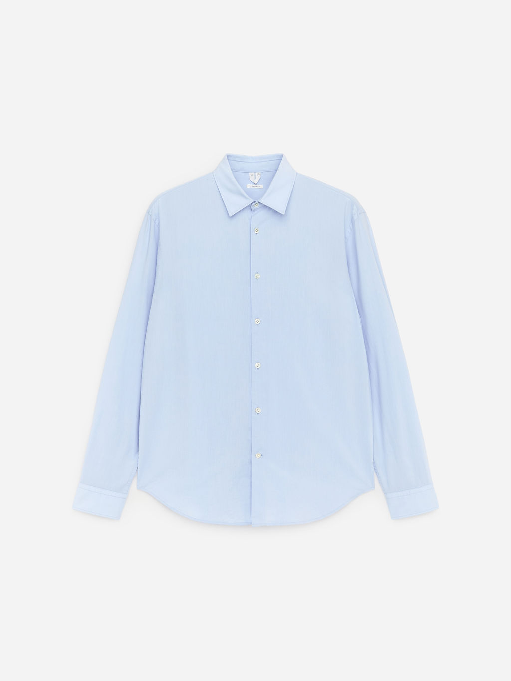 Camisa de lyocell y algod?n de corte regular