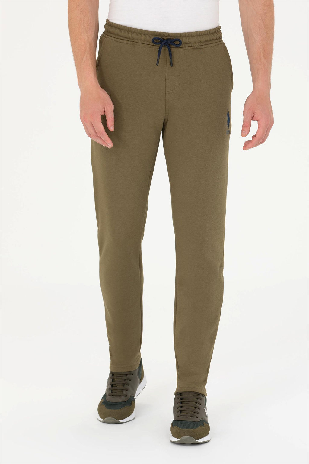 Мужские спортивные штаны цвета хаки - U.s. polo assn фото 2