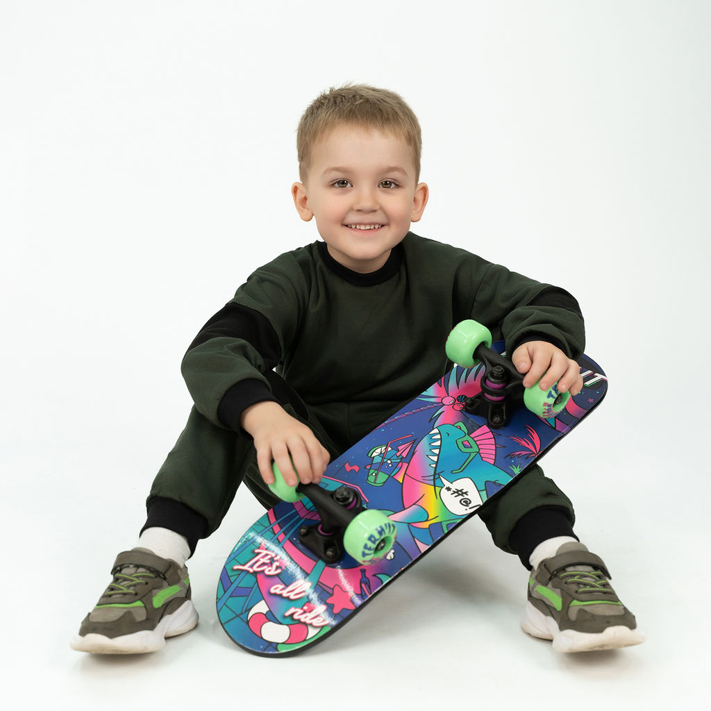 Костюм детский спортивный хаки 7051 (128, 64)