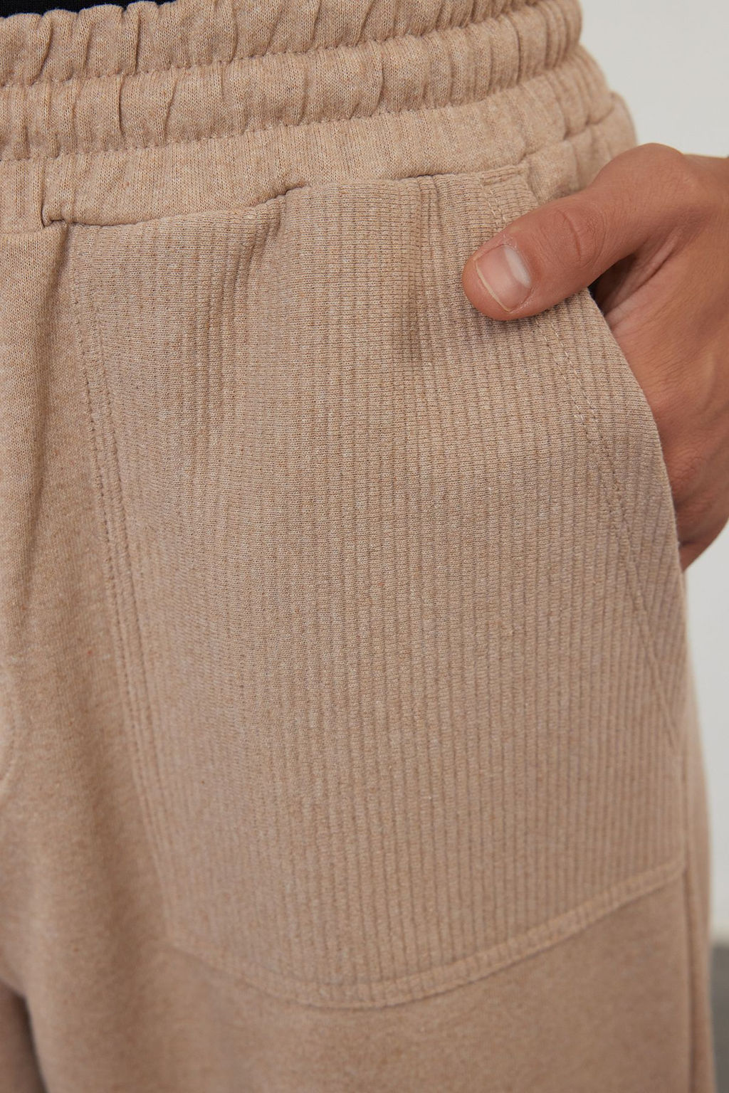 TRENDYOL MAN Vizon Oversize/Genis Kesim Cebi Dokulu Kumas Detayl? Ac?k Paca Esofman Alt? TMNAW24EA00025 - Trendyolmilla фото 4