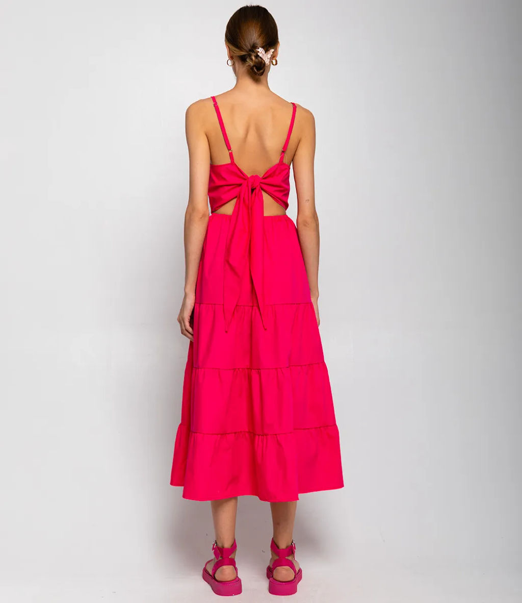 Сарафан #КТ1509, фуксия