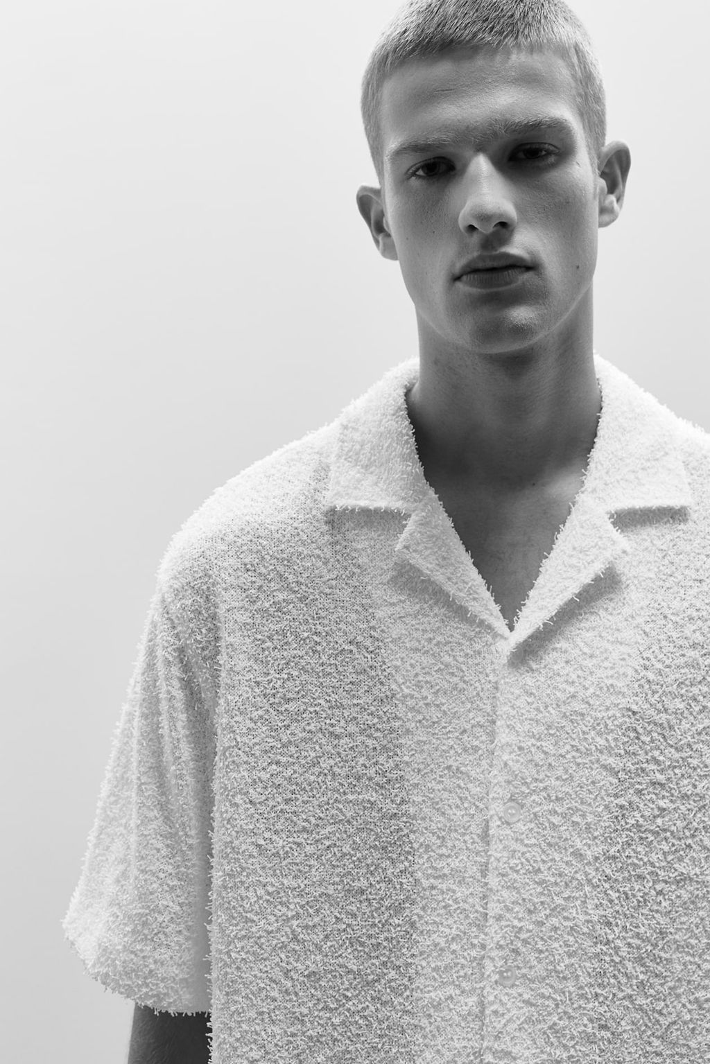 Camisa resort en tejido rizado Loose Fit - H&m фото 2