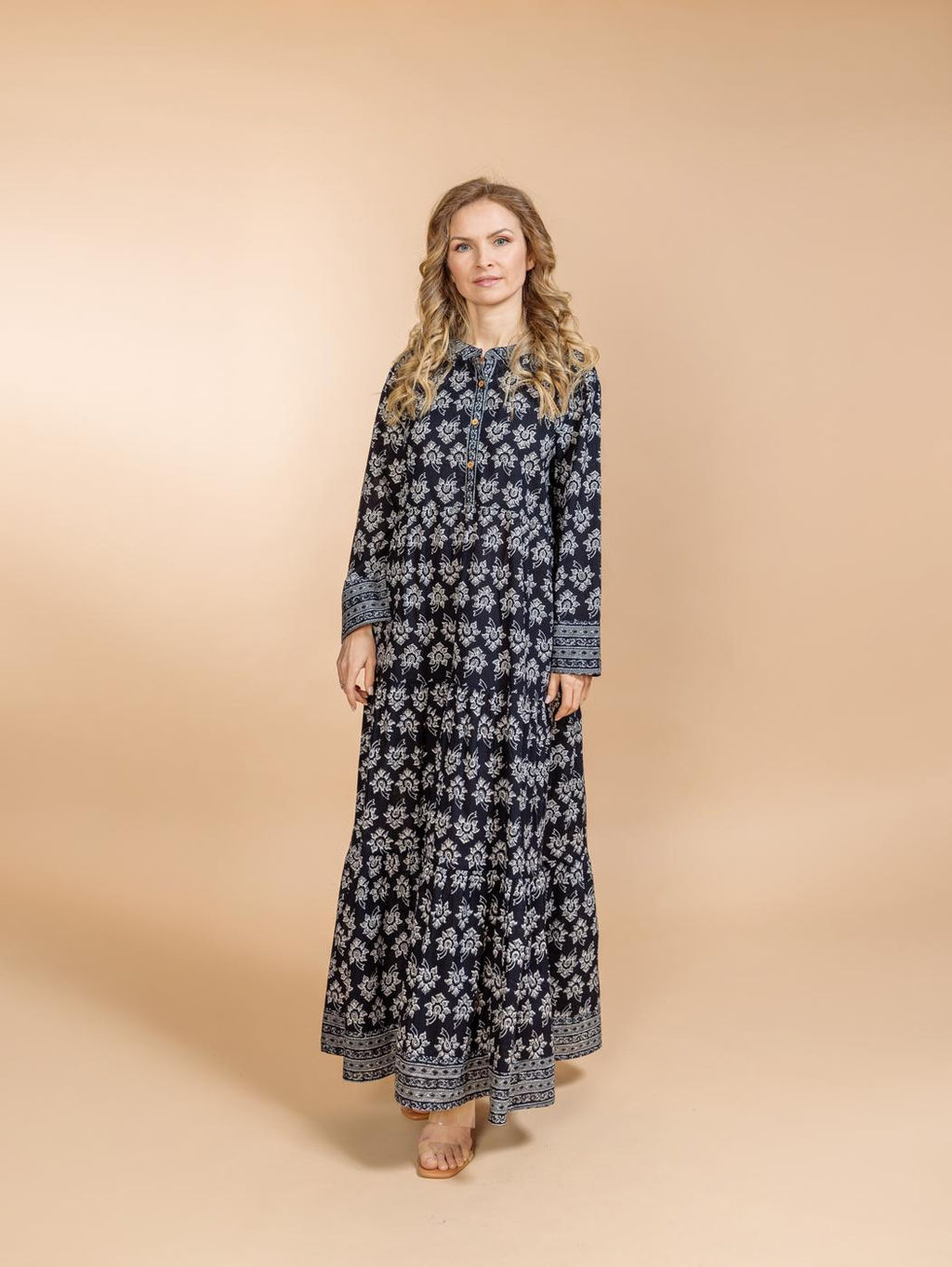 Платье (хлопок) №25-580-1 - Ганг фото 3