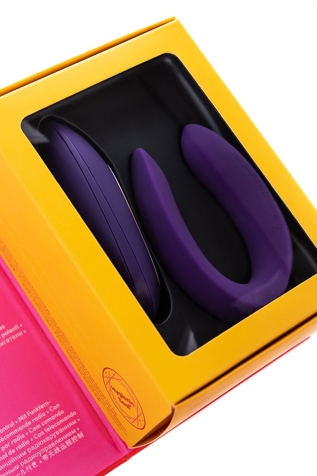 Многофункциональный стимулятор для пар Satisfyer Partner Toy REMOTE, силикон, фиолетовый, 18 см.  фото 17