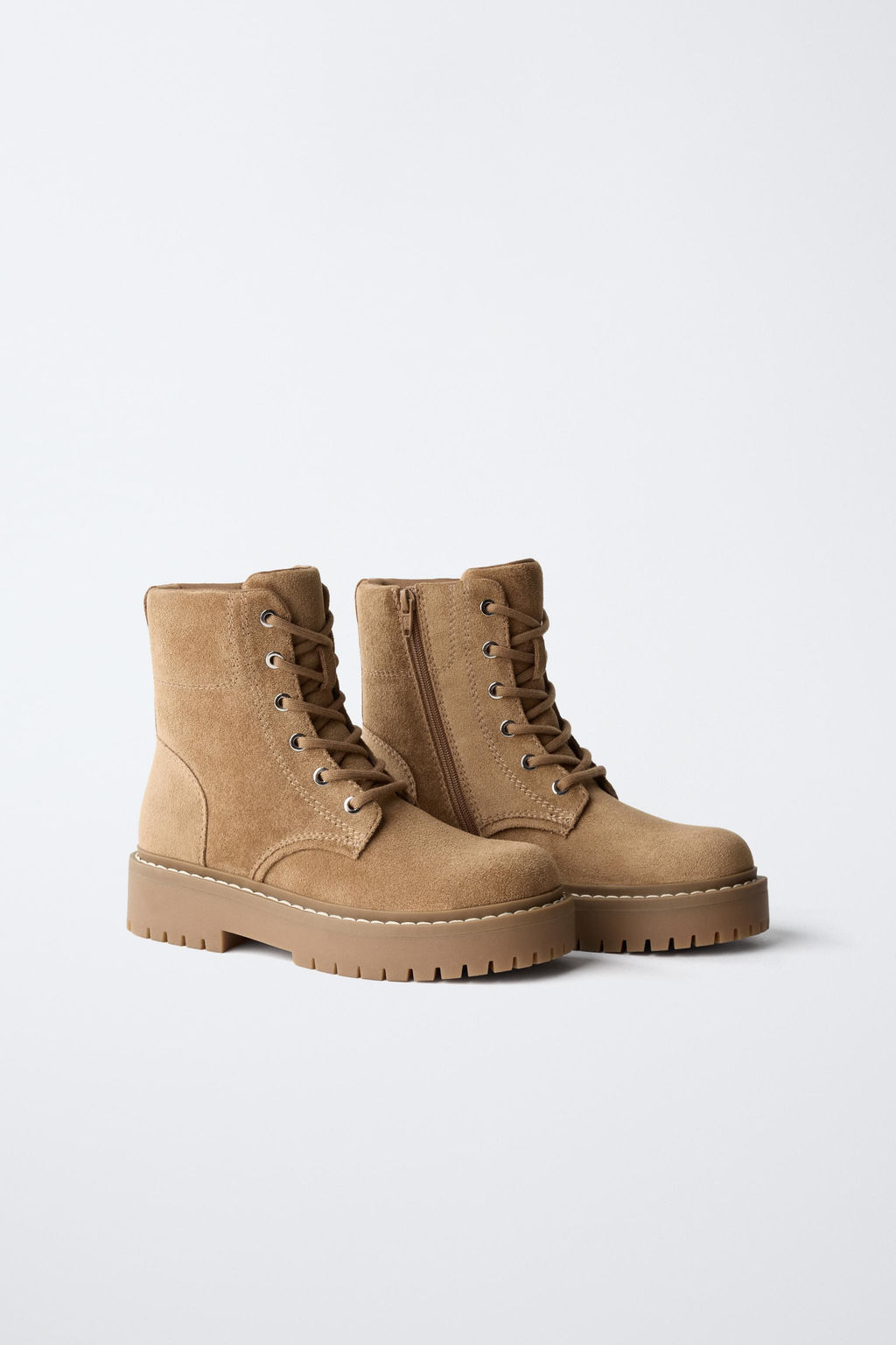 LACE-UP ANKLE BOOTS - Zara фото 2