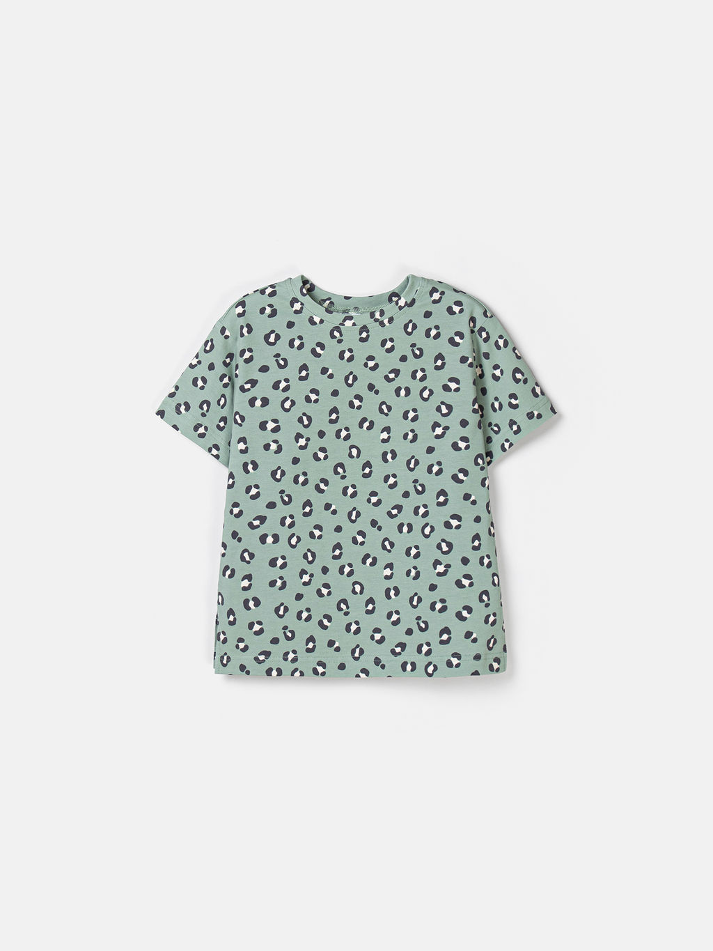 Костюм футболка оверсайз и брюки клеш Наивный леопард - Bungly фото 3