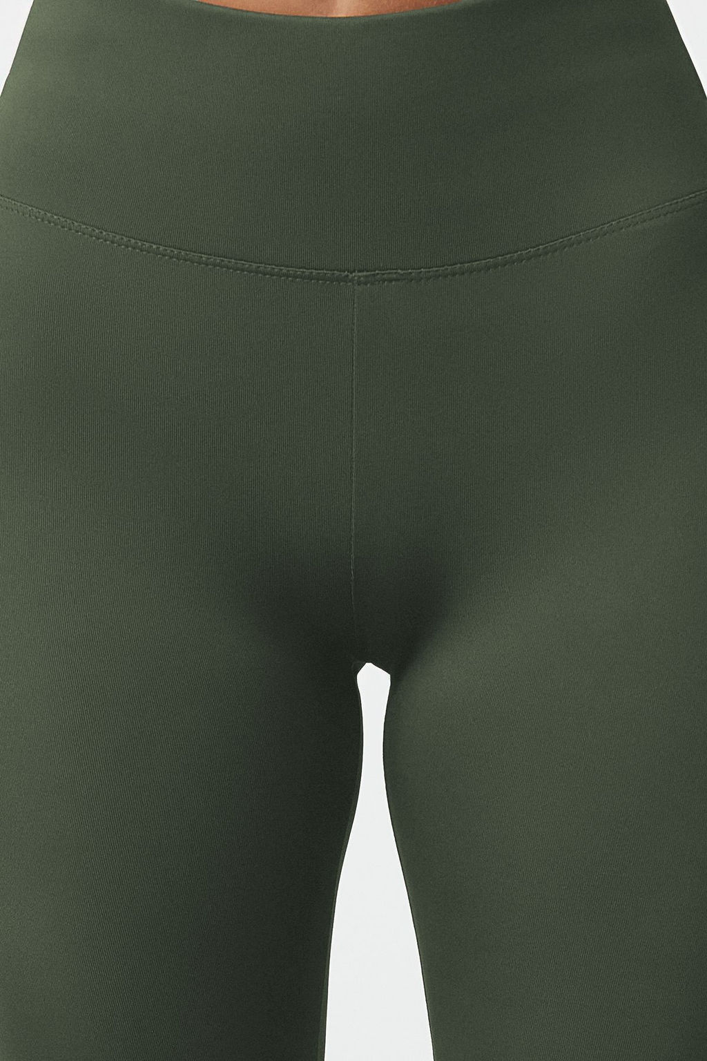 Haki Genis Bel Lastikli Ekstra Toparlay?c? Tam Boy Orme Spor Tayt TWOAW21TA0029