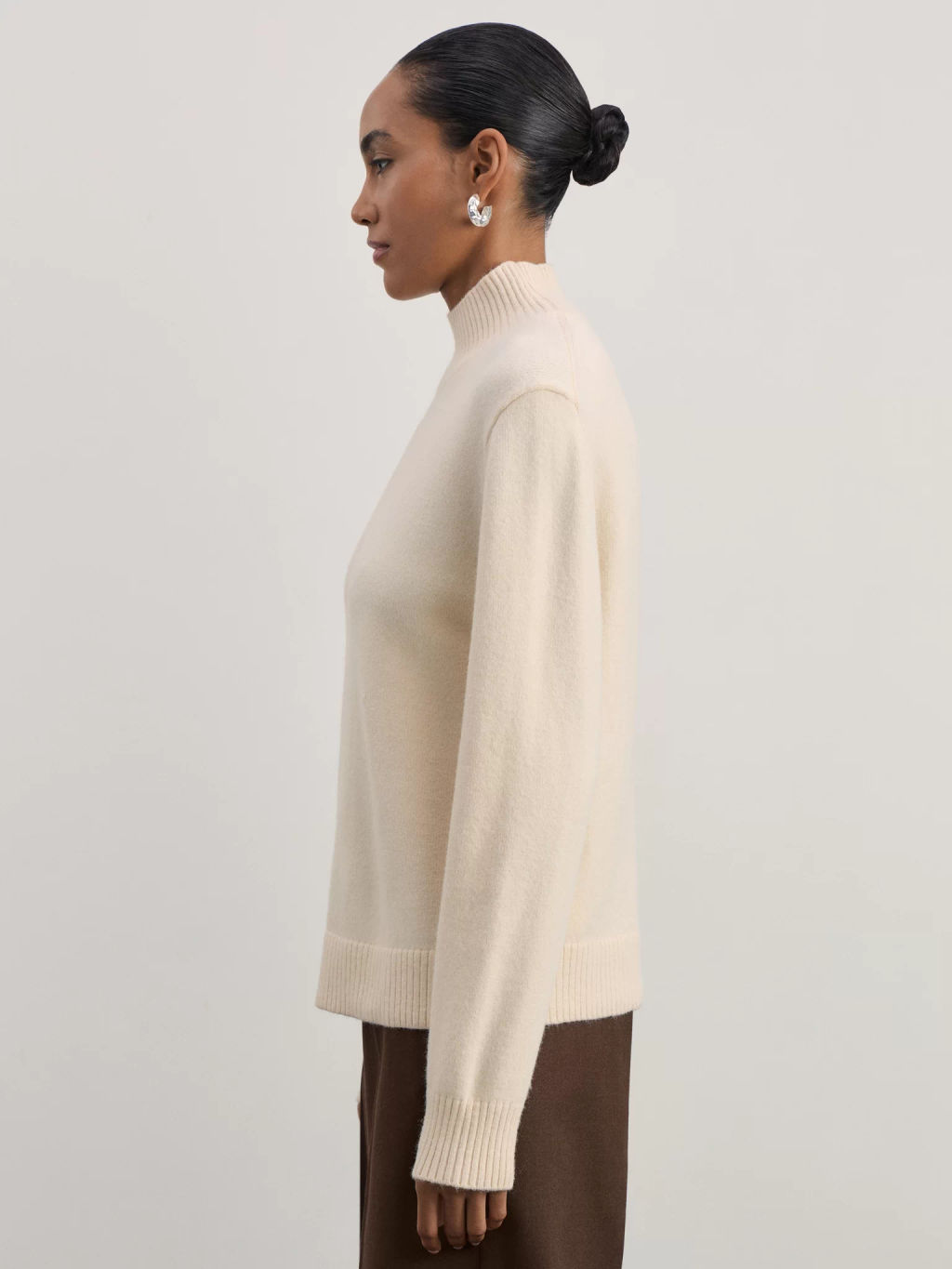 Джемпер с воротником стойкой / Zarina  фото 4