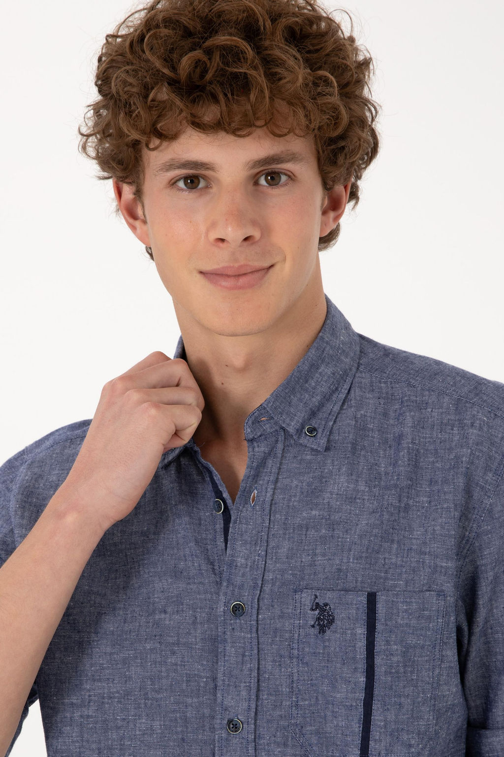 Erkek Lacivert Uzun Kollu G_mlek Sepette S_rpriz _ndirim - U.s. polo assn фото 2