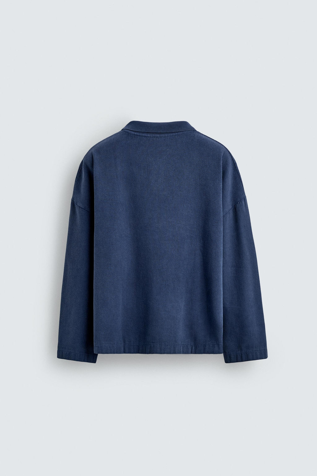 EMBROIDERED TEXTURED RUGBY POLO SHIRT - Zara фото 8