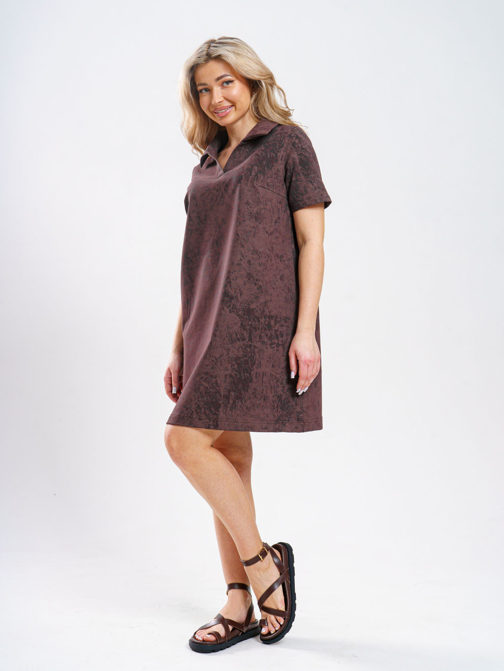 987 Платье  из турецкого футера с лайкрой - Svetekst фото 2